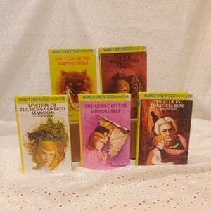 Nancy Drew Books #16, 17, 18, 19, 20 by Carolyn Keene
